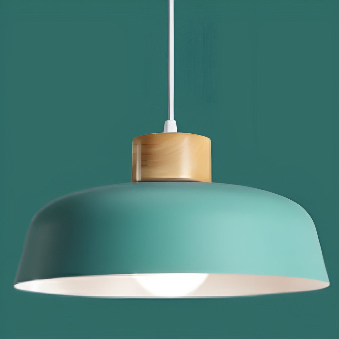 StrahlHolz: Lampada a sospensione creativa in legno scandinavo – decorativa e senza tempo per sala da pranzo e soggiorno