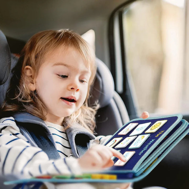 Tavola Montessori per Bambini Piccoli - Giocattolo Attivo per Sviluppo delle Abilità Motorie, Perfetto Regalo di Natale per Età 1-4