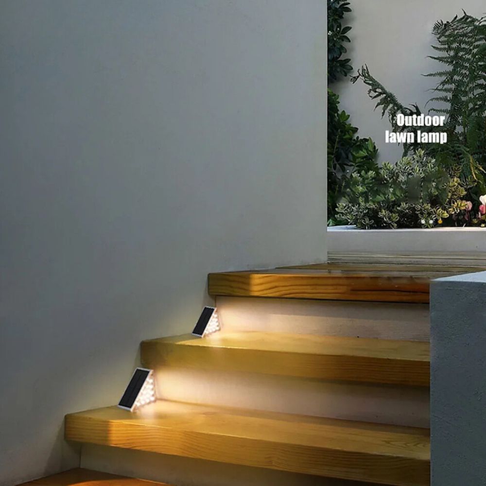 GlowSteps™ - Illumina le tue notti con queste luci da esterno per gradini!