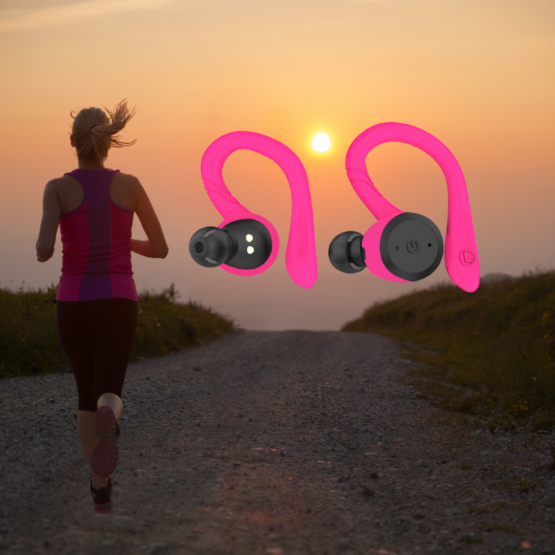 Cuffie Sportive Wireless Impermeabili Vega – 20 Ore di Riproduzione | Bluetooth 5.0, IPX7 per Nuoto e Fitness