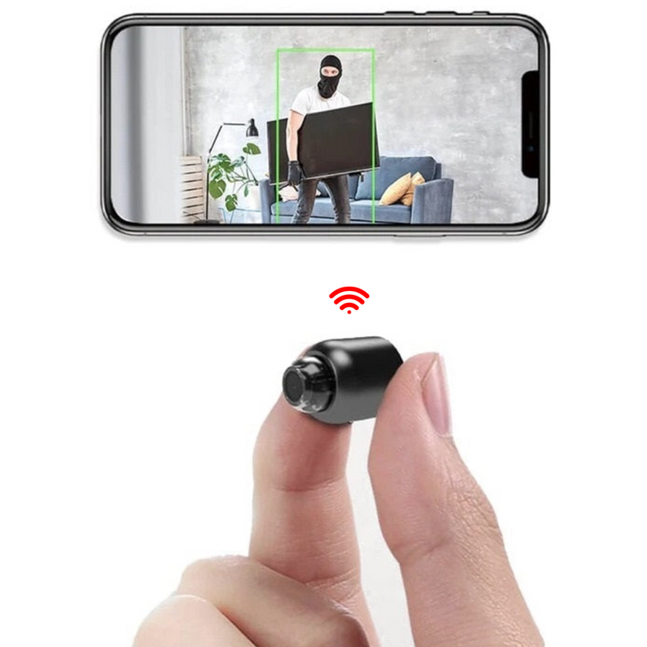 Mini Telecamera Wireless Nascosta con Audio per Sorveglianza Domestica