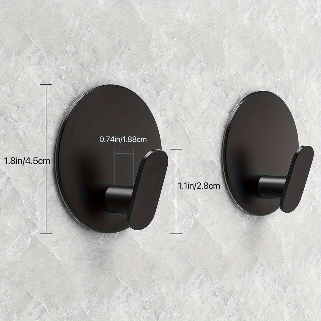 UrbaneHaken: Porta asciugamani da bagno – ganci da parete moderni, autoadesivi e salvaspazio per tessuti da bagno e chiavi