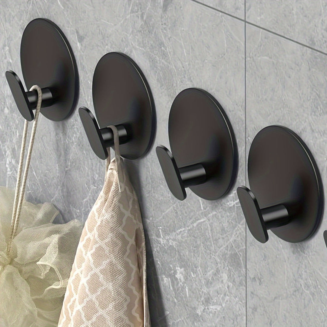 UrbaneHaken: Porta asciugamani da bagno – ganci da parete moderni, autoadesivi e salvaspazio per tessuti da bagno e chiavi