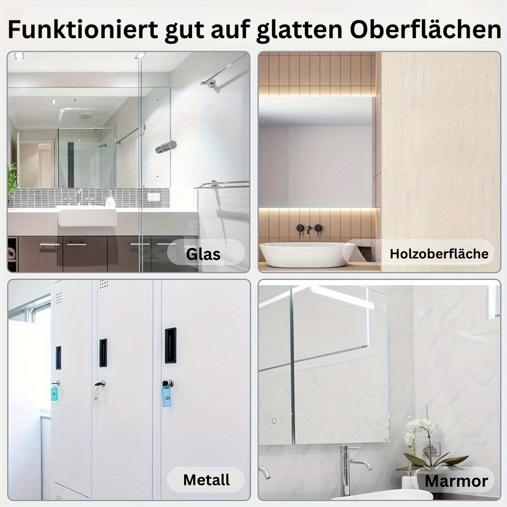 UrbaneHaken: Porta asciugamani da bagno – ganci da parete moderni, autoadesivi e salvaspazio per tessuti da bagno e chiavi