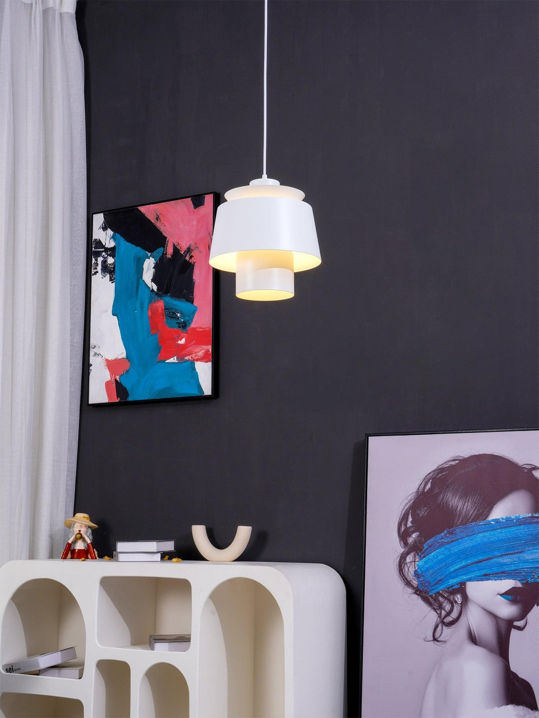 OrionGlow: Lampada a sospensione in metallo con design costellazione &amp; attacco LED/Edison – per interni eleganti