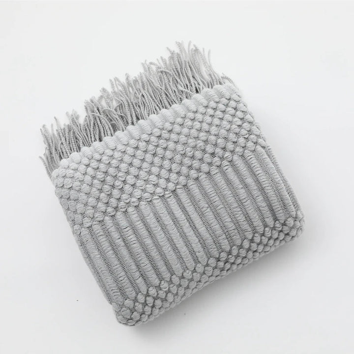 VeluCasa: Coperta di Maglia Boho di Lusso – Coperta Chunky per Camera da Letto e Divano