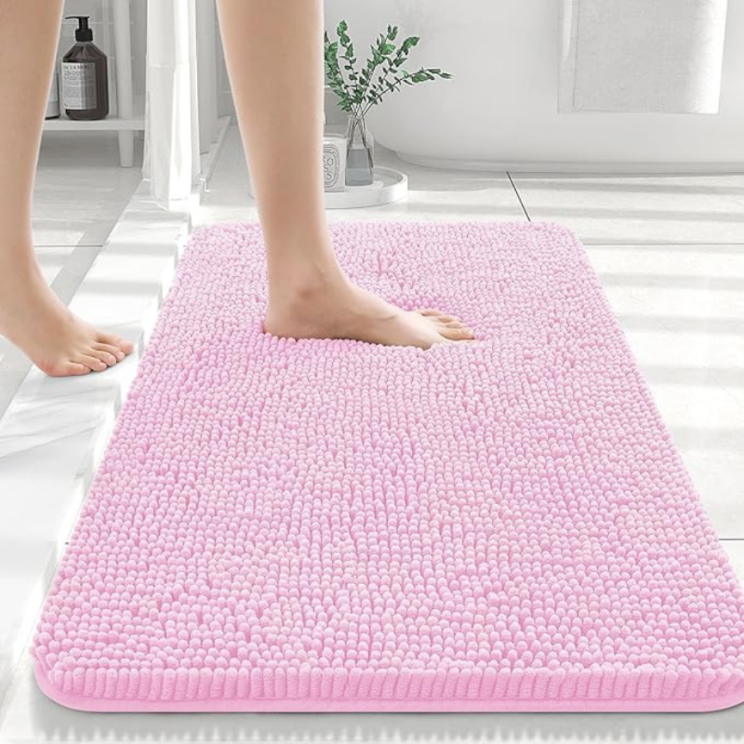 VeluSoft: Tappetino da bagno morbido – Antiscivolo e ad asciugatura rapida