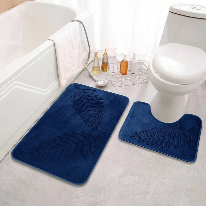VelvLeben: Tappetino da bagno in Memory Foam Antiscivolo – Set da 2
