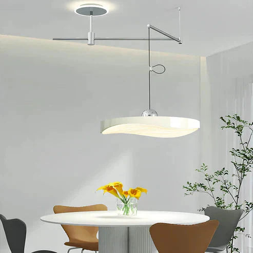 Versano: Lampada a sospensione LED dimmerabile in alluminio e ferro con design elegante – per interni moderni