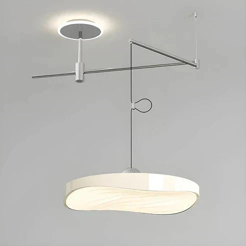 Versano: Lampada a sospensione LED dimmerabile in alluminio e ferro con design elegante – per interni moderni