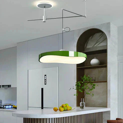 Versano: Lampada a sospensione LED dimmerabile in alluminio e ferro con design elegante – per interni moderni