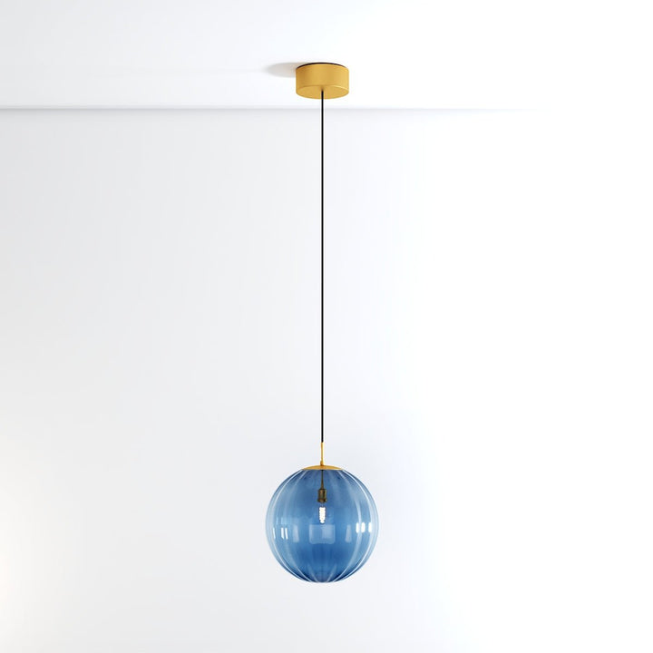VitraCarissa: Lampada a sospensione di design in vetro sfera LED dimmerabile – per sala da pranzo e corridoio
