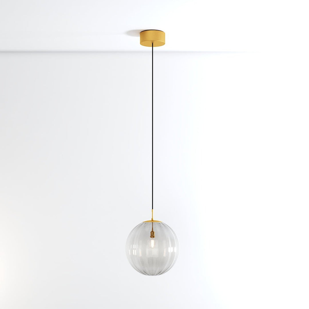 VitraCarissa: Lampada a sospensione di design in vetro sfera LED dimmerabile – per sala da pranzo e corridoio