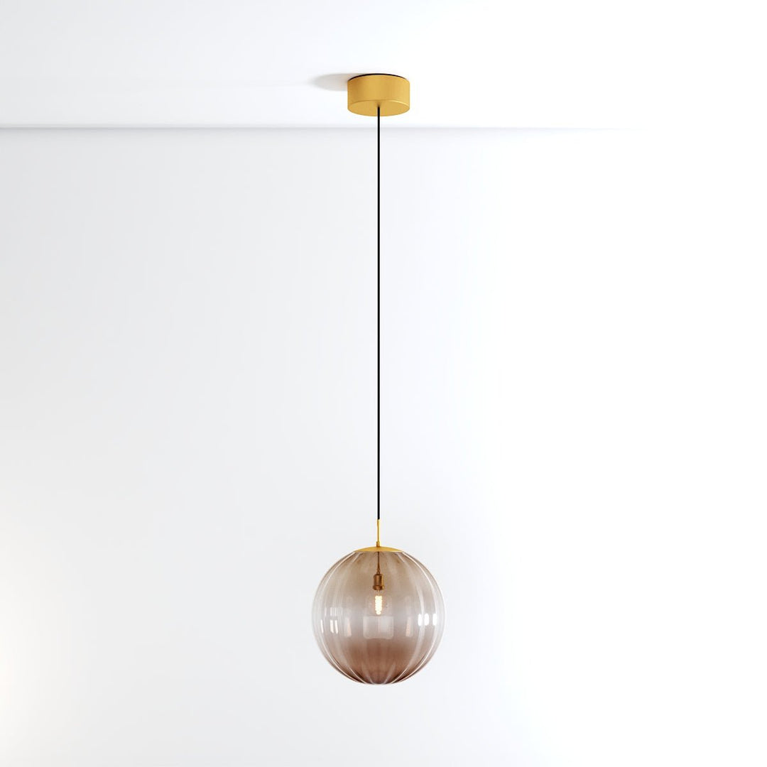 VitraCarissa: Lampada a sospensione di design in vetro sfera LED dimmerabile – per sala da pranzo e corridoio