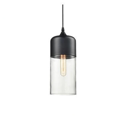 VitraGlow: Lampada a sospensione in vetro e legno – Design elegante per soggiorno e sala da pranzo