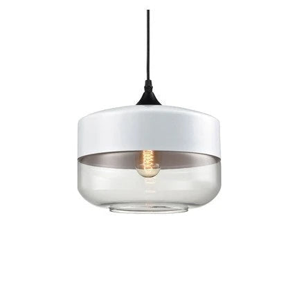 VitraGlow: Lampada a sospensione in vetro e legno – Design elegante per soggiorno e sala da pranzo