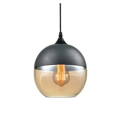 VitraGlow: Lampada a sospensione in vetro e legno – Design elegante per soggiorno e sala da pranzo