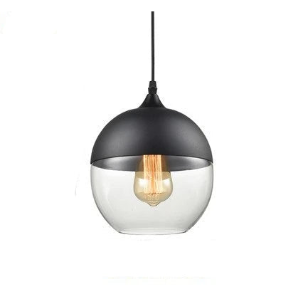 VitraGlow: Lampada a sospensione in vetro e legno – Design elegante per soggiorno e sala da pranzo