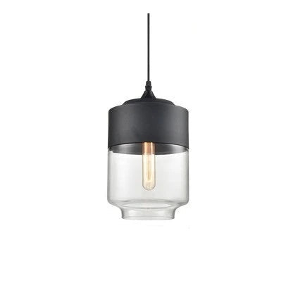 VitraGlow: Lampada a sospensione in vetro e legno – Design elegante per soggiorno e sala da pranzo