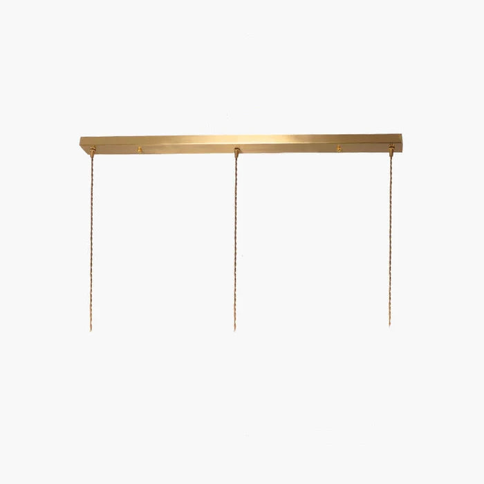 VitraLume: Lampada a sospensione in vetro vintage – Lampada a sospensione retro con dettagli in ottone