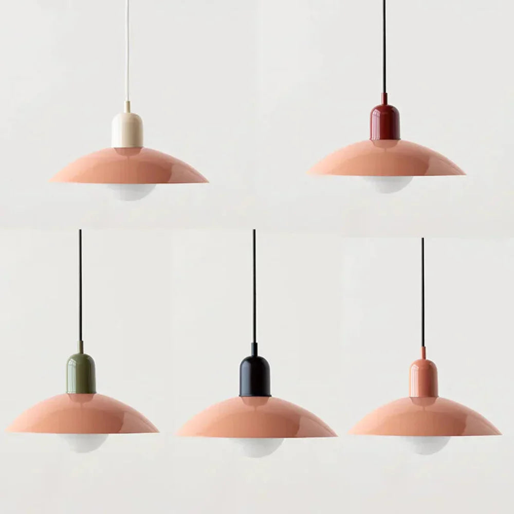 VivaRetro: Lampada a sospensione colorata in metallo – Lampada a LED colorata per sala da pranzo e cucina
