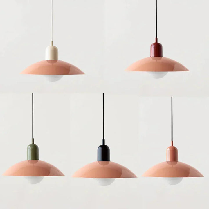 VivaRetro: Lampada a sospensione colorata in metallo – Lampada a LED colorata per sala da pranzo e cucina