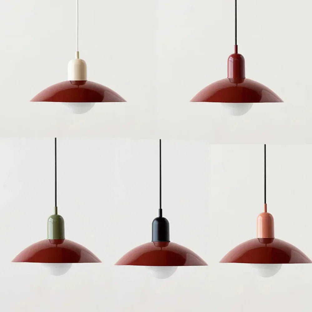 VivaRetro: Lampada a sospensione colorata in metallo – Lampada a LED colorata per sala da pranzo e cucina