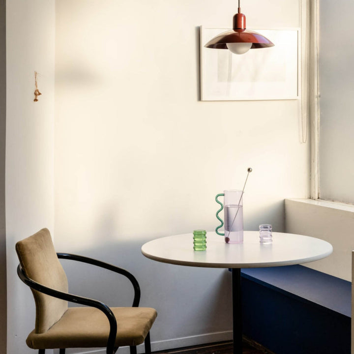 VivaRetro: Lampada a sospensione colorata in metallo – Lampada a LED colorata per sala da pranzo e cucina
