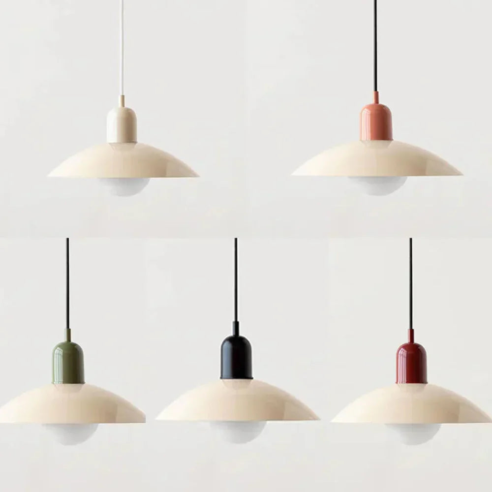 VivaRetro: Lampada a sospensione colorata in metallo – Lampada a LED colorata per sala da pranzo e cucina