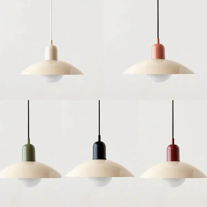 VivaRetro: Lampada a sospensione colorata in metallo – Lampada a LED colorata per sala da pranzo e cucina