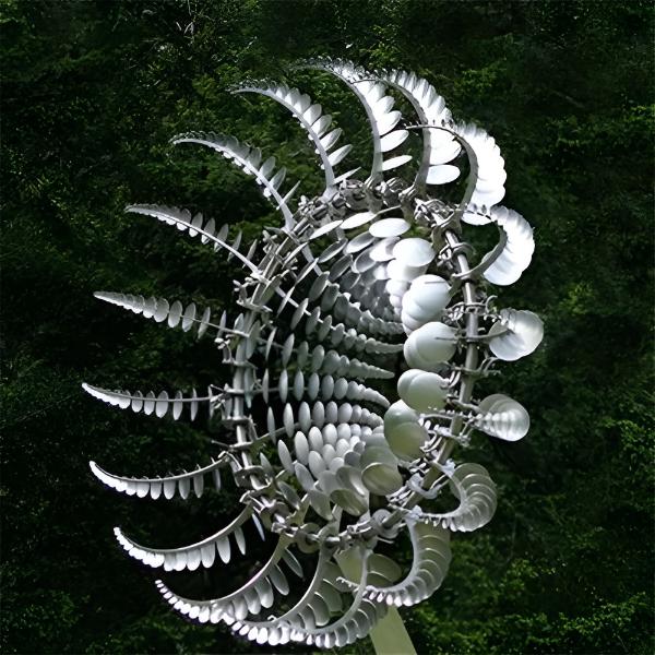 SpinBloom™ – Éolienne Kinetique Élégante pour le Jardin