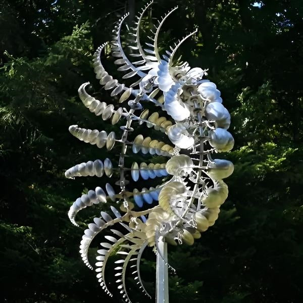 SpinBloom™ – Éolienne Kinetique Élégante pour le Jardin
