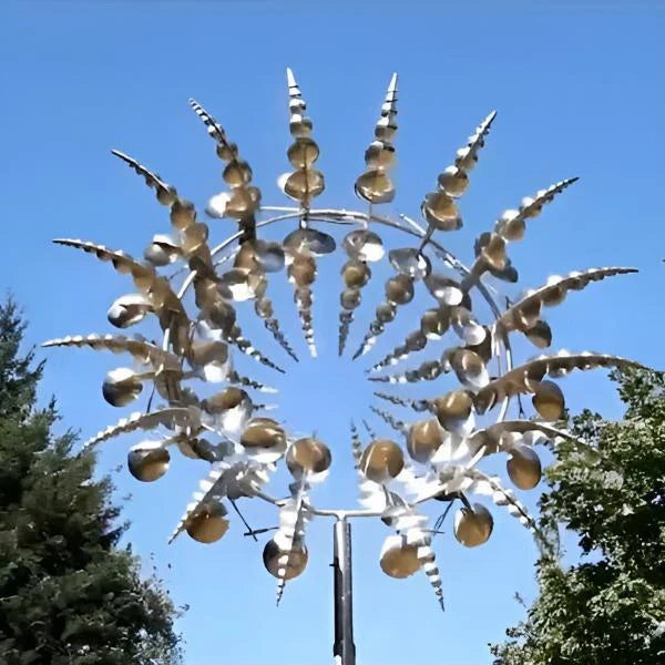 SpinBloom™ – Éolienne Kinetique Élégante pour le Jardin