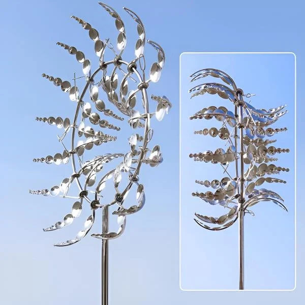 SpinBloom™ – Elegante Mulino a Vento Kinetico per il Giardino