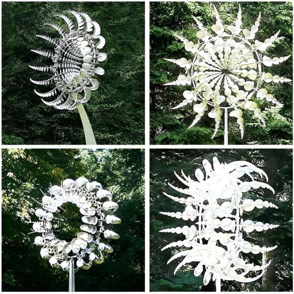 SpinBloom™ – Elegante Mulino a Vento Kinetico per il Giardino