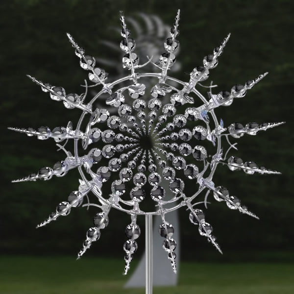 SpinBloom™ – Éolienne Kinetique Élégante pour le Jardin