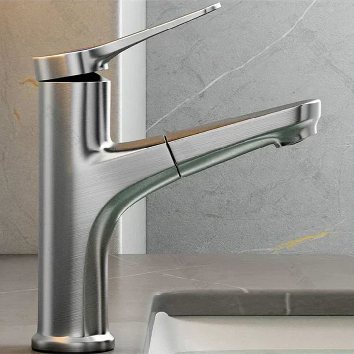 Wassi: Rubinetto da lavabo estraibile – Design flessibile per un bagno moderno
