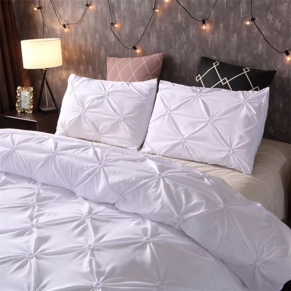WebenNacht: Set di copripiumino moderno – traspirante, morbido e decorativo con un&