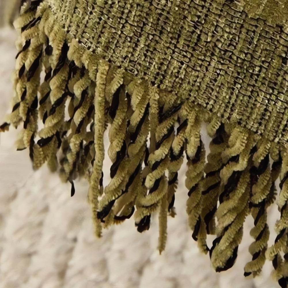 WedelEleganz: Copertura per divano in jacquard a motivo foglia in cotone e poliestere con design reversibile – per divano e soggiorno