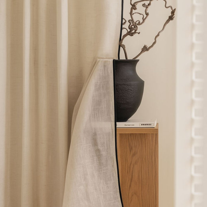 WeicheAura: Tenda moderna – semitrasparente e decorativa per camere da letto e soggiorni