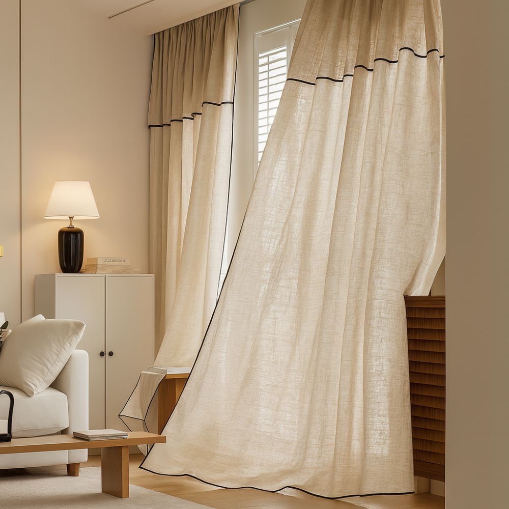 WeicheAura: Tenda moderna – semitrasparente e decorativa per camere da letto e soggiorni