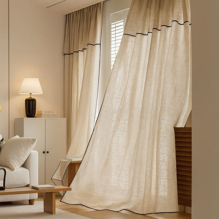 WeicheAura: Tenda moderna – semitrasparente e decorativa per camere da letto e soggiorni