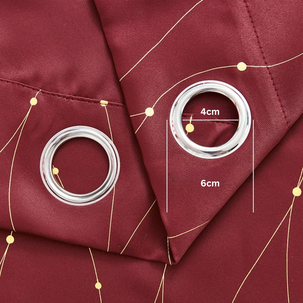 WellenEleganz: Tenda oscurante con design lucido – elegante per aree giorno e notte