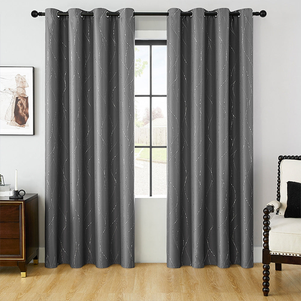 WellenEleganz: Tenda oscurante con design lucido – elegante per aree giorno e notte