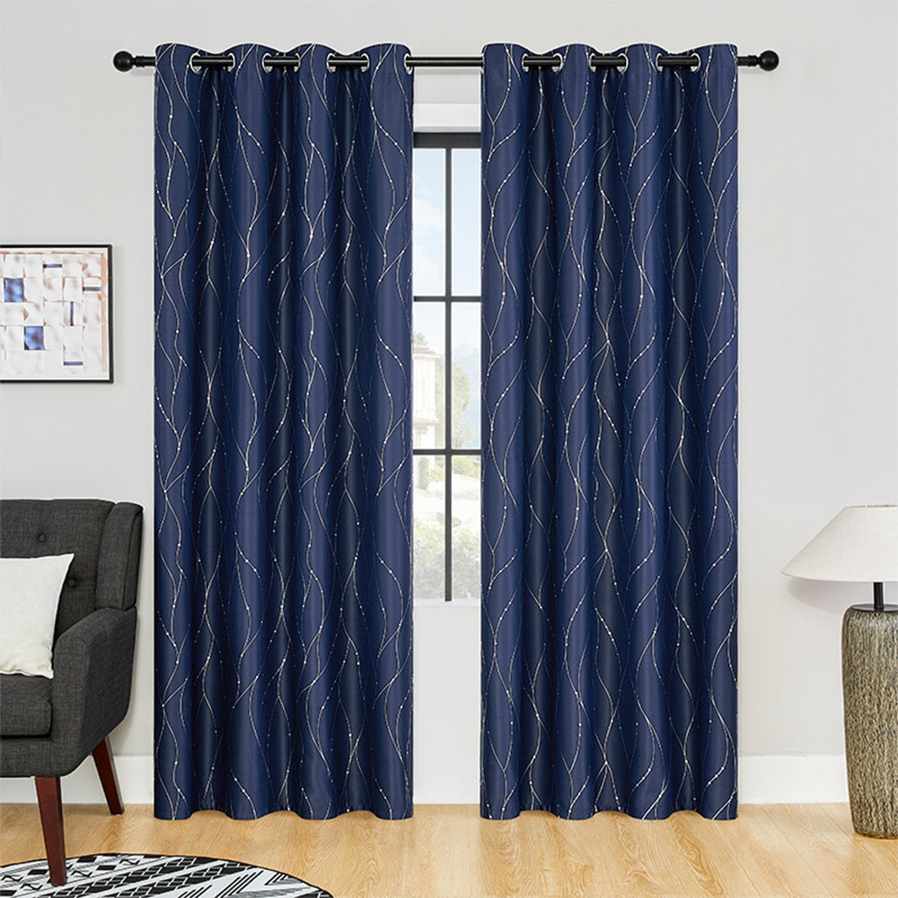 WellenEleganz: Tenda oscurante con design lucido – elegante per aree giorno e notte