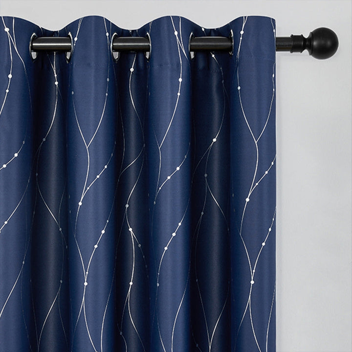 WellenEleganz: Tenda oscurante con design lucido – elegante per aree giorno e notte