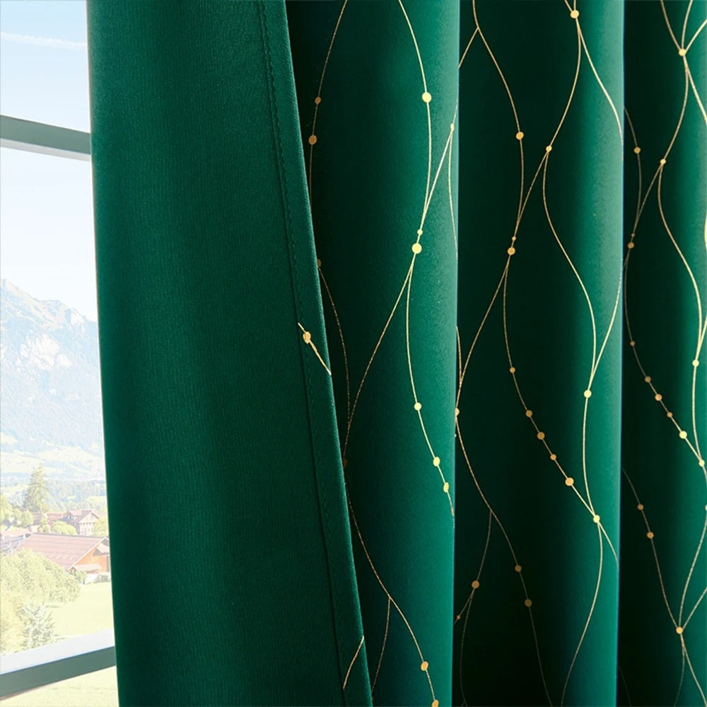 WellenEleganz: Tenda oscurante con design lucido – elegante per aree giorno e notte