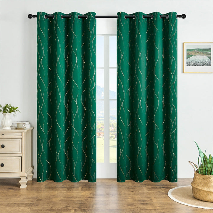 WellenEleganz: Tenda oscurante con design lucido – elegante per aree giorno e notte