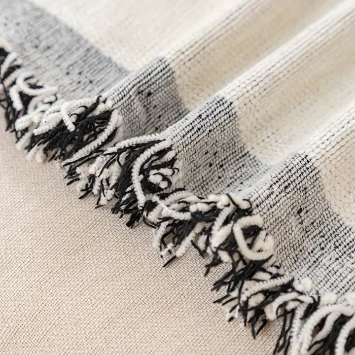 WellenTraum: Copertura per divano in chenille con motivo a onde jacquard e comfort antiscivolo – per divano e soggiorno