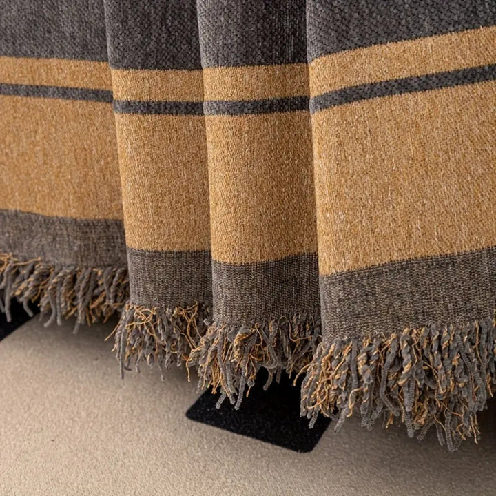 WildLuxe: Copridivano in Chenille con Motivo Tigre – Copertura Elegante per Divano per Soggiorno e Camera da Letto